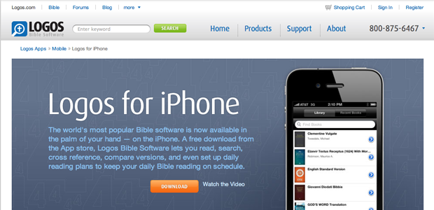 Logos Bible Software iPhone App