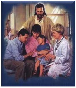 Jesus healing child
