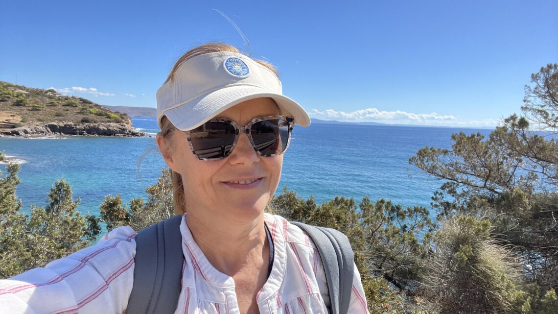 Photo of Dr. Lena Toews in Greece.